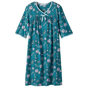 Precios al por Mayor, Batas de Paciente Estampadas para Hombre y Mujer de Calidad de Exportación, Batas de Hospital 100% Poliéster para Uso del Paciente Durante el Tratamiento - Product Image 1