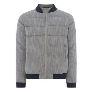 แจ็คเก็ตบอมเบอร์น้ำหนักเบาสำหรับผู้ชายสไตล์สตรีทลำลองปรับแต่งได้ดีไซน์ใหม่ผ้าใบคอปกตั้งดีไซน์ใหม่ - Product Image 1