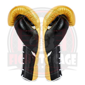 ถุงมือชกมวยหนังแท้แบบใหม่ทันสมัย ออกแบบเองได้ พร้อมรับผลิตตามแบบ (OEM) สำหรับการฝึกซ้อมและการแข่งขัน - Product Image 2