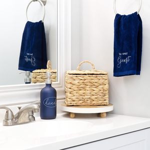 Cestas de Almacenamiento de Jacinto de Agua Tejido de Última Tendencia 2026 con Tapas para Lavavajillas, Lavandería y Baño - Product Image 6