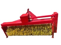 Balayeuse routière montée sur tracteur agricole, pulvérisateur d'eau, entraînement par prise de force, largeur de balayage de 7 pieds, vitesse de travail de 5 km/h, garantie 1 an