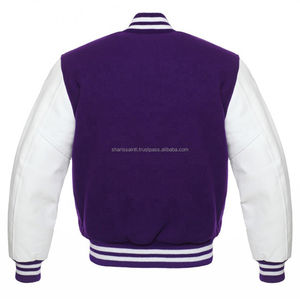 Veste de baseball unisexe, veste de sport décontractée, veste de sport d'hiver pour homme, véritable laine de vache, écologique, imperméable, grande taille - Product Image 3