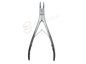 Alta calidad 23cm 5mm mordida doble acción Ruskin Bone Rongeurs instrumentos quirúrgicos ortopédicos potencia Manual de acero inoxidable - Product Image 2