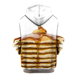 Sudadera con capucha de poliéster Sublimation Basics Hoodies Sublimated Zip Hoodie para sublimación Sports Men Fleece Fabric Print Pattern Knitted - Product Image 4