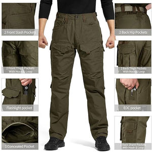 ผ้าดูปองท์เอวสูงแบบลำลองมีซิปสีเขียวเข้มมีกระเป๋าซักด้วยมืออุณหภูมิต่ำแนะนำให้เดินป่า - Product Image 5