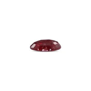 Rubis (Manik) 2,75 carats, pierre précieuse facettée, rouge rose naturel, forme étoile, pierre précieuse minérale créée en laboratoire, hauteur 8 mm, trou de 1 mm, synthétique - Product Image 2