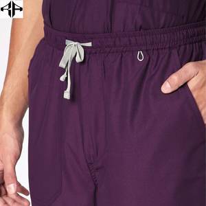 Los más vendidos, nuevo modelo, uniformes de Hospital de Color sólido para hombres, MOQ bajo, diseño de Color personalizado, trajes de Hospital para hombres - Product Image 5