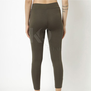 เลกกิ้งผู้หญิงสไตล์ใหม่สั่งทำพิเศษ ระบายอากาศได้ดี เอวสูง สีพื้น สำหรับฤดูหนาว คุณภาพสูง ผลิตในปากีสถาน - Product Image 3