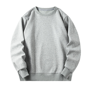 Ventas al por mayor 480gsm suave terciopelo cuello redondo Sudadera con capucha con logotipo personalizado impreso/bordado - Product Image 5