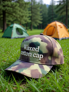 Waxed/Oil Cloth Adjustable Design 6 Panel <b>Waterproof</b> Sports Gorras Custom Leather Patch Buckle Tag Label Baseball Caps <b>Hats</b> - Product Image 2