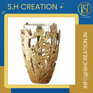 Ensemble de vases à fleurs les plus vendus avec vase à fleurs de décoration de maison et de jardin en métal de forme ronde à vendre par les exportateurs - Product Image 3