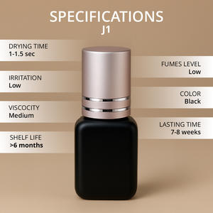 Pegamento Profesional para Extensiones de Pestañas de Marca Privada, Secado de 1-1.5 Segundos, Empaque Personalizado, Larga Duración, Pegamento de Pestañas de Calidad Premium - Product Image 2