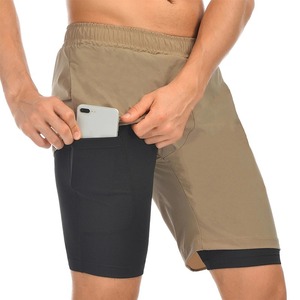Pantalones cortos para hombre 2025, pantalones cortos clásicos de secado rápido, ropa deportiva sólida, bañadores, forro de malla para playa, Traje corto para surf - Product Image 5