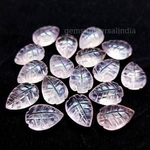 <b>Rose</b> <b>Quartz</b> Leaf Shape Gemstone, Natural <b>Rose</b> <b>Quartz</b> Smooth Beads, Hand Carved Beads, <b>Rose</b> <b>Quartz</b> Beads, Jewelry Making, 14MM - Product Image 5