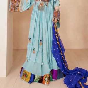 Women's Plus Size <b>Long</b> <b>Sleeve</b> Modern Lace Vintage Afghan Kuchi <b>Dresses</b> Custom Designed - Product Image 2