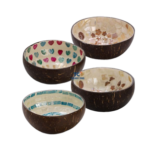 Tazón de coco pintado crudo hecho a mano de Vietnam directo de fábrica, tazón de coco, tazón de nácar, más vendido - Product Image 4