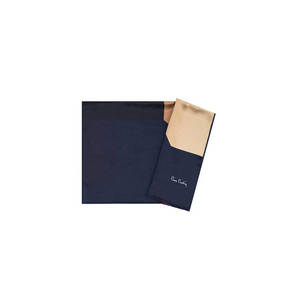 Écharpe en soie bleu marine P.C 55X155 - Ensemble de foulards tendance - Product Image 1