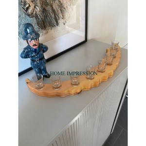 แก้วไวน์ไม้สนตกแต่งบ้านดีไซน์ทันสมัย - Product Image 3