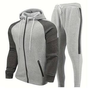 Nuevo Conjunto Deportivo de Felpa para Hombre, Unisex, de Alta Calidad, Diseño Personalizado, para Fitness, Jogging, Deporte, con Capucha, Estampado, para Invierno - Product Image 3