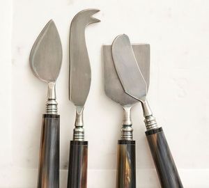 Stylish Design Flatware <b>Cheese</b> <b>Set</b> Latest Arrival 2024 Gold and White <b>Cheese</b> <b>Set</b> With Marble Handle Decorative Kitchen Handmade - Product Image 2