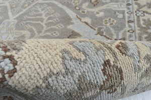 2024 noir Oushak luxe à la main laine tapis ensembles Rectangle en forme de conception florale pour la maison moderne décoration de sol offre spéciale - Product Image 4