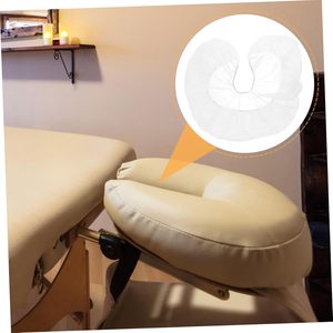 ผ้าคลุมหน้าที่พักแบบใช้แล้วทิ้งนวดแบบไม่ทอรูปตัวยูสำหรับสปาคลับอาบน้ำ100ชิ้น - Product Image 3