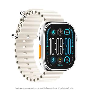 Reloj Inteligente Watch Ultra 4 Pro, Resistente al Agua 3ATM, Monitor de Ritmo Cardíaco, Deportivo, Pantalla Táctil, Negro, Gris, Beige - Product Image 2