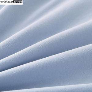 Camiseta de manga corta de algodón para hombre, ropa informal transpirable ecológica de alta calidad, ropa informal sólida con cuello redondo, 210 gramos Triksy Star - Product Image 6