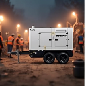 <b>Towable</b> Generator Power Module G70WDO-3A for Temporary Jobsite Event Emergency Electrical Power - Product Image 2