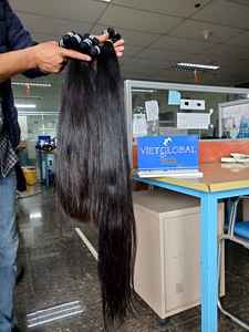 Vente en gros de perruques de cheveux vietnamiens vierges non transformés Remy droites naturelles de haute qualité - Product Image 5
