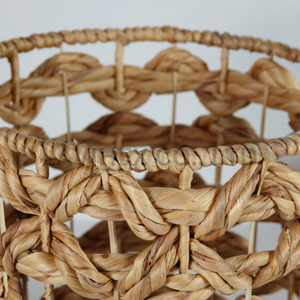 Cesta de almacenamiento de jacinto de agua natural al mejor precio con asas, Juego de 2 fabricados en Vietnam, solución de almacenamiento saludable - Product Image 4