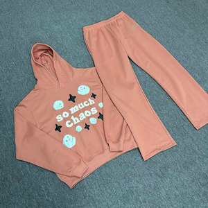 Survêtement à motif solide personnalisable OEM respirant 100% coton tenue décontractée pour l'hiver couleur personnalisée à la mode - Product Image 2
