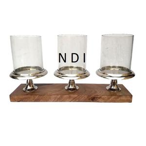 Bougeoir en métal écologique en aluminium écologique mariage hôtel salle à manger vaisselle pièce maîtresse pour la décoration de Noël à la maison - Product Image 2