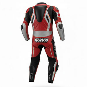 Traje de Motocicleta de Cuero Personalizado, Ignífugo e Impermeable, Ropa Deportiva de Alta Calidad, Ligero - Product Image 3
