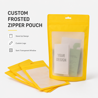 Sachet alimentaire refermable en Mylar avec fenêtre, anti-odeur, recyclable, pour conservation longue durée, pochette autoportante