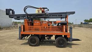 Plataforma de perforación de pozos de agua DTHR montada en carro Premium RSD DTHR 150 hidráulico 150m profundidad 254mm diámetro OEM precio de fábrica al por mayor - Product Image 3