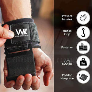 Crochets de levage pour la musculation Poids Support Réglable 2025 Workout Gym Haltérophilie Crochets - Product Image 5