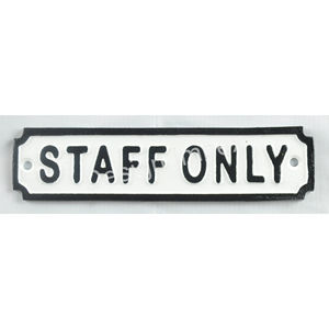 ป้ายเหล็กหล่อสำหรับพนักงาน ป้ายทั่วไป ติดตั้งง่าย ทำด้วยมือ ป้ายสำนักงาน ป้ายติดผนังและประตู ราคาโรงงาน - Product Image 2