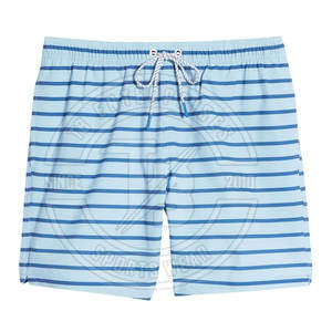 กางเกงว่ายน้ำผ้าฝ้าย100% แบบลำลองสำหรับผู้ชายสีทึบแห้งเร็วและระบายอากาศผลิตในปากีสถาน - Product Image 6