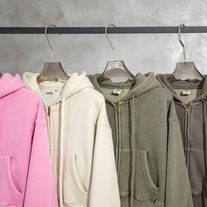 Soft Cotton <b>Zip</b>-Up Streetwear Cropped Hoodies for Women's Drawstring Hood High Quality Zipper Customized Women <b>Crop</b> Top <b>Hoodie</b> - Product Image 2