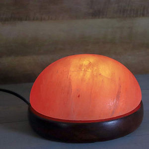 Lámpara de sal de desintoxicación de pies en forma de media cúpula del Himalaya Rosa puro - Product Image 2