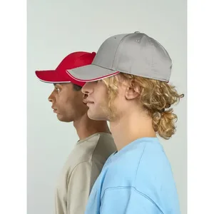 Casquette sandwich personnalisable avec bordure zoomée pour merchandising promotionnel - Product Image 4