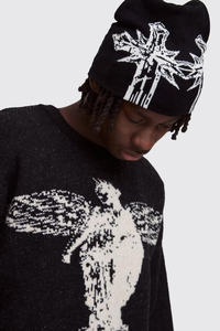 หมวกถักนิตติ้งสำหรับทุกเพศหมวกบีนนี่ระบายอากาศได้ดีกันน้ำ100% อะคริลิคออกแบบโลโก้ได้ตามต้องการ - Product Image 5