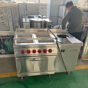 Marine galley Phạm vi điện lò điện 4-Hot tấm nồi với tủ lò để bán - Product Image 3