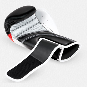 Gants de boxe professionnels pour les arts martiaux en cuir de vachette véritable de haute qualité pour hommes avec logo personnalisé OEM - Product Image 3