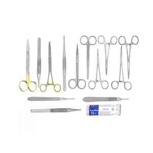 Juego de Instrumentos Quirúrgicos Manuales de Acero Inoxidable de Alta Calidad, 13 Piezas, Bandeja Personalizada para Cirugía General, Caronia Surgical CE - Product Image 6