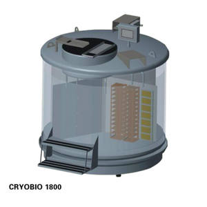 Biobanco de nitrógeno líquido Ydd estándar Iata1, 1300L, buen aislamiento térmico, biobanco de nitrógeno líquido Ydd para plasma sanguíneo - Product Image 6