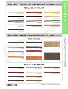 Genuine Flat Leather Cord - Product Image 6