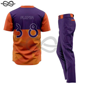 Maillots de baseball/softball personnalisés en polyester, style le plus récent, grandes tailles, respirants, séchage rapide, antibactériens, coupe classique - Product Image 3