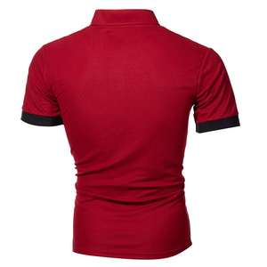 Varios colores disponibles Polo de algodón de alta calidad para hombre Ajuste de lujo Ropa informal versátil Suave de talla grande Impreso de punto - Product Image 2